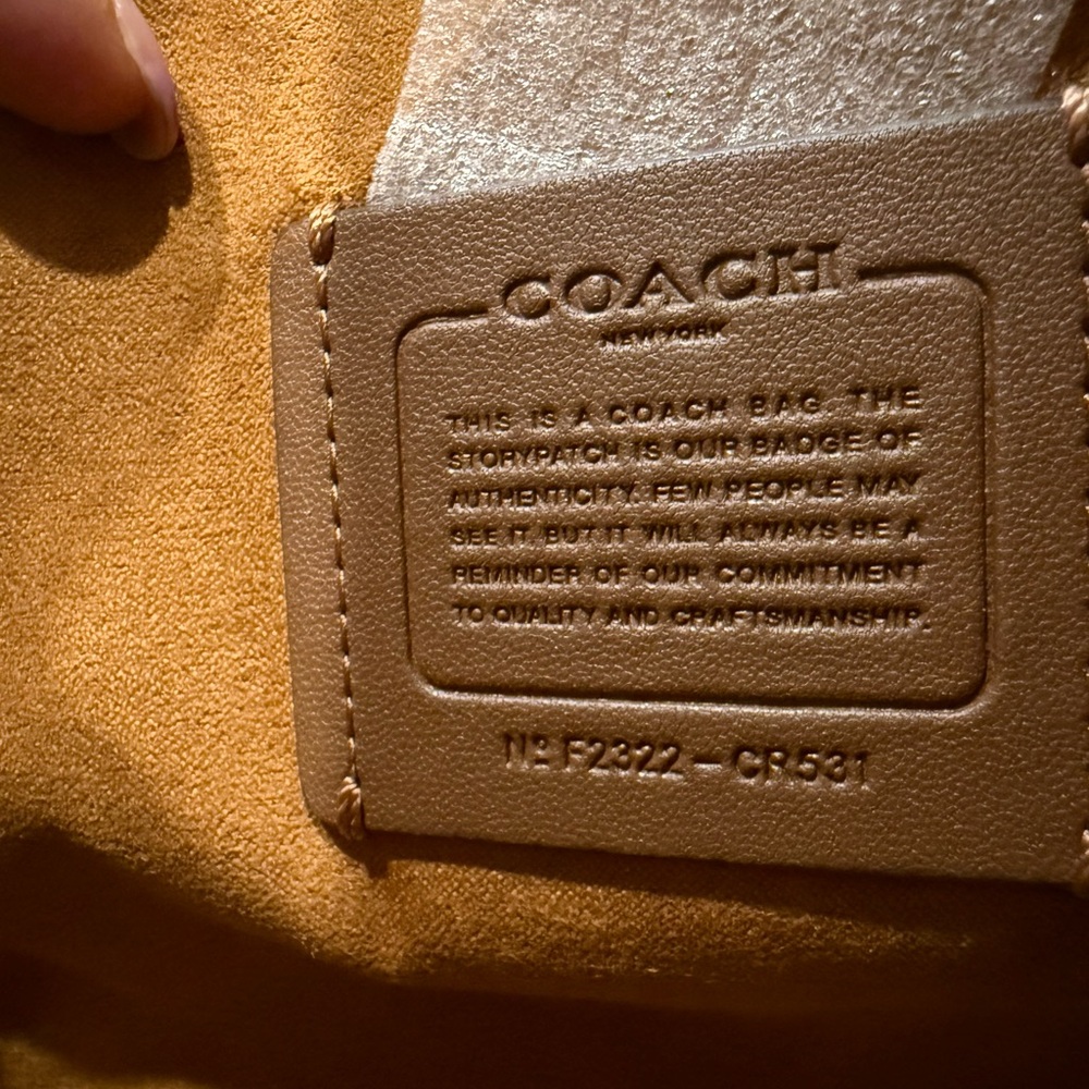 Coach Eliza Pink Leather Handbag EUC - Picture 4 of 5